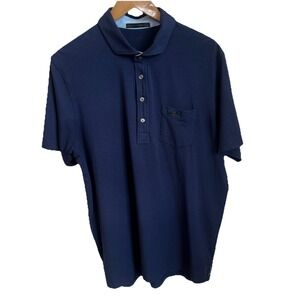 Greyson Den Of Thieves Polo Shirt Sz Large Navy Blue Golf Club
